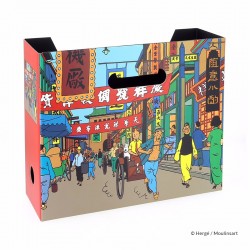 Papeterie Moulinsart Tintin - Boîte à archives "Rue de Shanghaï"