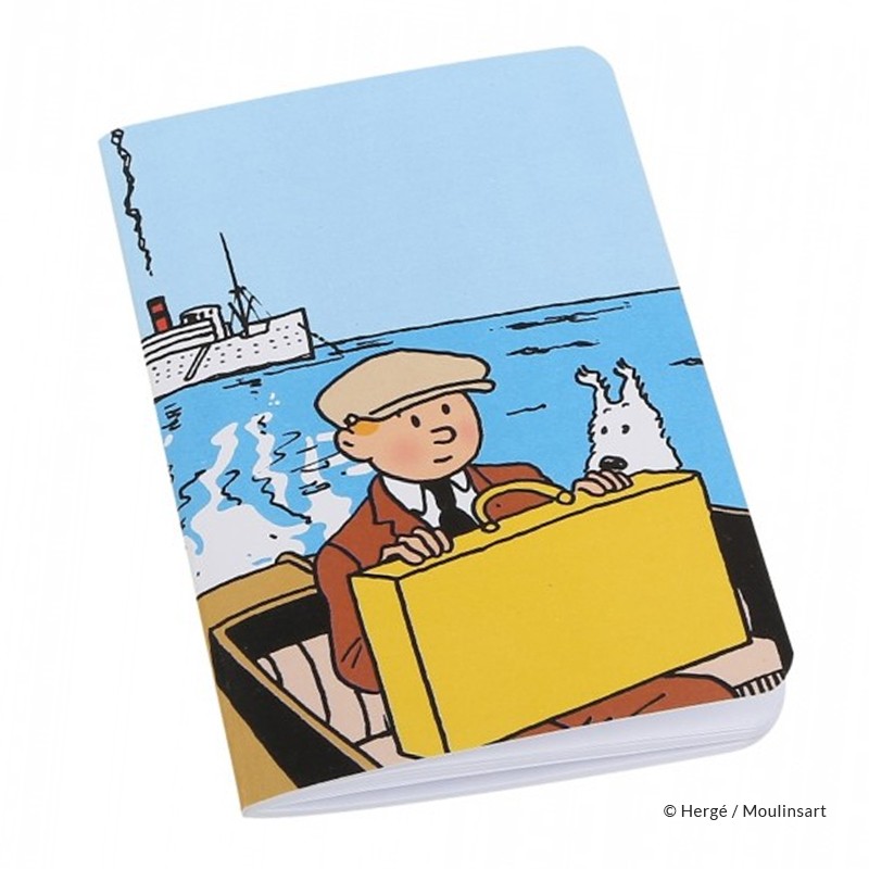 Papeterie Moulinsart Tintin - Carnet de Note Tintin GM "Bateau"