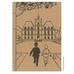 Papeterie Moulinsart Tintin - Cahier de note A5 Tintin "Château de Moulinsart"