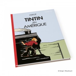 Livre Moulinsart Tintin - Album Tintin en Amérique colorisé