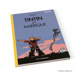 Livre Moulinsart Tintin - Album Tintin en Amérique colorisé