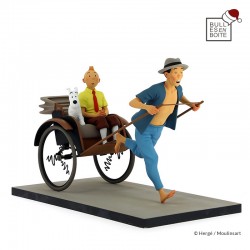 Fariboles Moulinsart Tintin - Tintin et Milou dans le pousse pousse