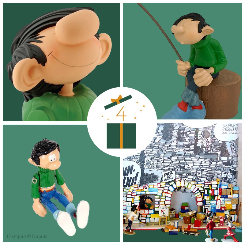 Figurine Gaston Pêcheur Par Leblon Delienne – Édition Limitée, état Neuf