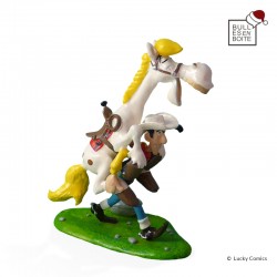 Pixi Morris Lucky Luke - Lucky Luke portant Jolly Jumper