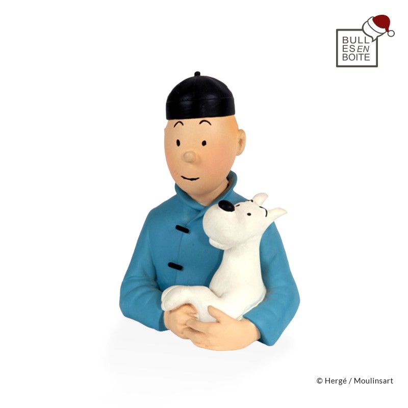 Pixi Moulinsart Tintin - Petit buste Tintin chinois Regout