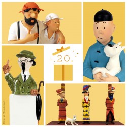 Pixi Moulinsart Tintin - Tintin, Milou, Haddock et Tournesol sur le bûcher (Version 2)