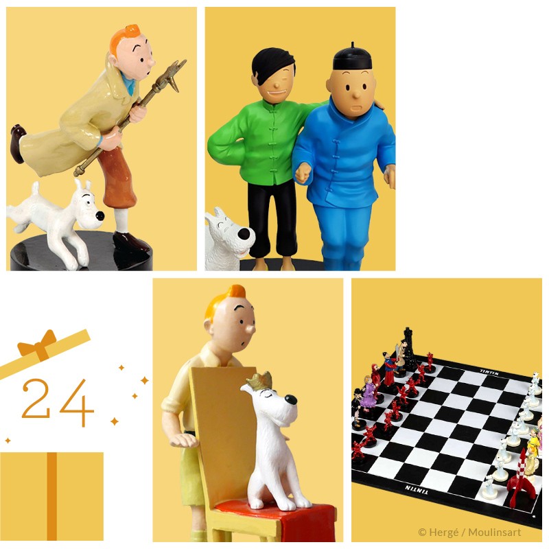 Figurine Pixi - Tintin en armure et Milou - 4562 - Hergé