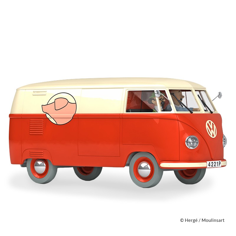 Véhicule Moulinsart Tintin - La camionnette Sanzot (Echelle 1/24)