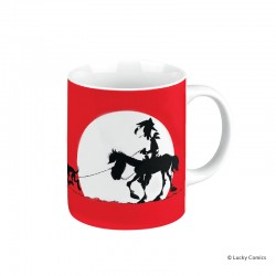 Koenitz Morris Lucky Luke - Mug LL "Sur la piste de Daltons" (Sunset)