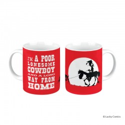 Koenitz Morris Lucky Luke - Mug LL "Sur la piste de Daltons" (Sunset)