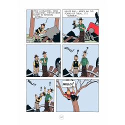 Livre Moulinsart Tintin - Album Tintin in America colorized (Campfire)