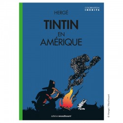 Livre Moulinsart Tintin - Album Tintin en Amérique colorisé