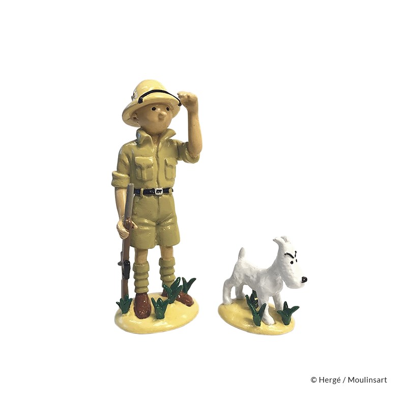 Tintin - Collection Officielle des Figurines Moulinsart - N° Hors série  Hergé Reporter Tintin Congo