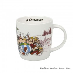 Koenitz Uderzo Astérix - Mug Astérix et Obélix "A l'attaque!"