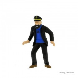 Figurine Moulinsart Tintin - Haddock au rallye 9 cm