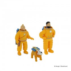 Figurine Moulinsart Tintin - Tintin cosmonaute 8 cm (PVC)