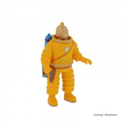 Figurine Moulinsart Tintin - Tintin cosmonaute 8 cm (PVC)