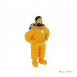 Figurine Moulinsart Tintin - Haddock cosmonaute 8 cm (PVC)