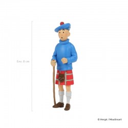 Figurine Moulinsart Tintin - Tintin kilt 8 cm (PVC)