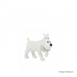 Figurine Moulinsart Tintin - Milou messager 8 cm (PVC)