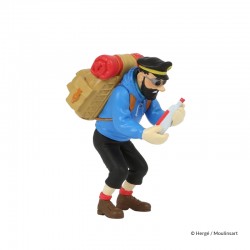 Figurine Moulinsart Tintin - Haddock bouteille vide 8 cm (PVC)