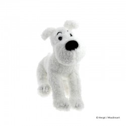 Peluche Moulinsart Tintin - Peluche Milou souple 37cm + boîte