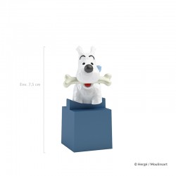 Figurine Moulinsart Tintin - Buste PVC sur socle Milou