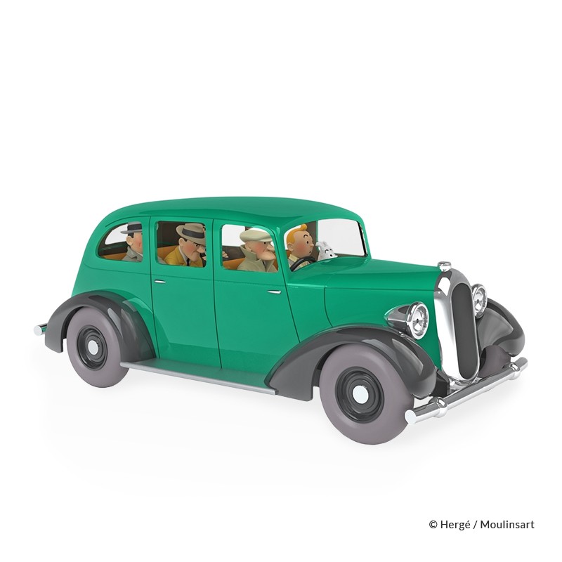 Véhicule Moulinsart Tintin - La voiture des gangsters (Echelle 1/24)