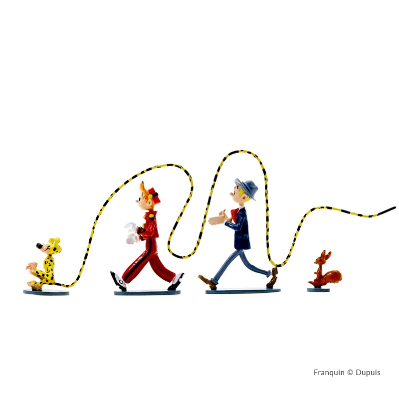 Pixi Franquin Spirou - Spip, le Marsupilami, Spirou et Fantasio : 4 héros dans le vent