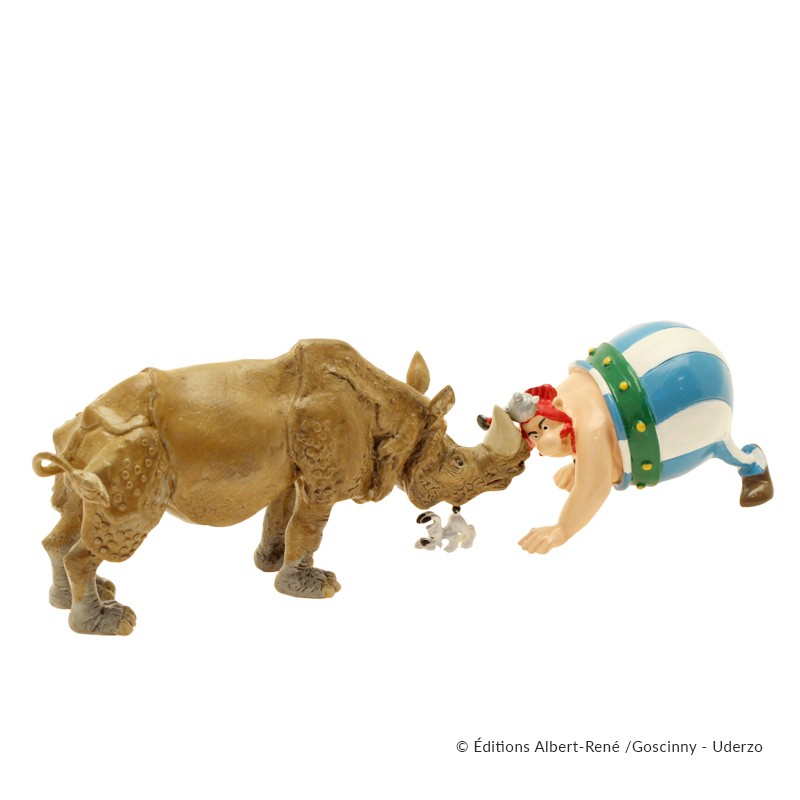 Pixi Uderzo Astérix - Obélix nez à nez avec le rhinocéros