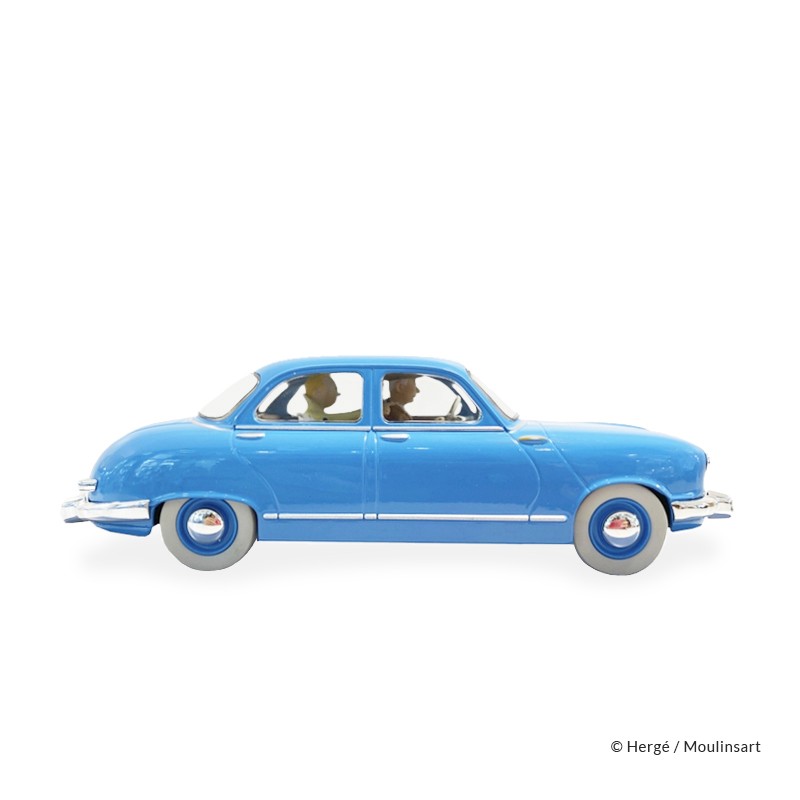 Véhicule Moulinsart Tintin - Le Taxi Panhard Dyna Z (Echelle 1/24)