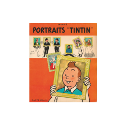 Lithographie Moulinsart Tintin - Portfolio Tintin "Portraits" 22x27