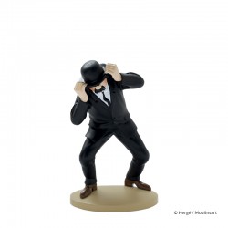 Figurine Moulinsart Tintin - Dupond au chapeau Licorne (12 cm)