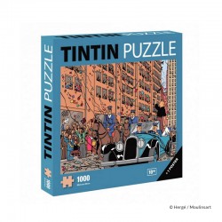 Puzzle Moulinsart Tintin - Tintin parade Amérique (1000 pièces)