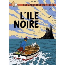 Poster Moulinsart Tintin - Couverture Album CV06 L'Ile Noire