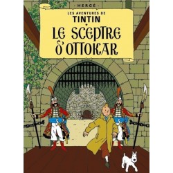 Poster Moulinsart Tintin - Couverture Album CV07 Le Sceptre d'Ottokar