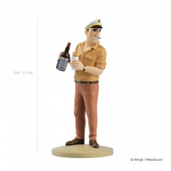 Figurine Moulinsart Tintin - Allan provoque Haddock (12 cm)