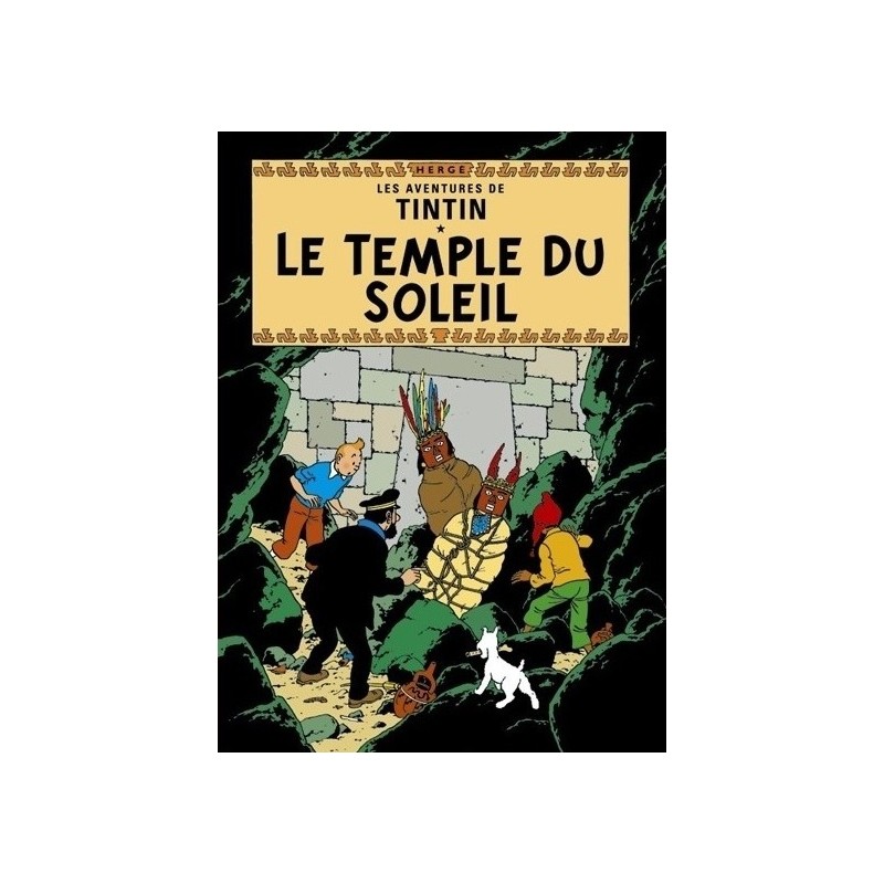 Poster Moulinsart Tintin - Couverture Album CV13 Le Temple du Soleil