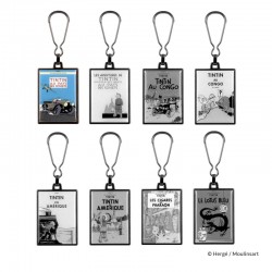Moulinsart Tintin - Porte-clefs métal Soviets colorisé