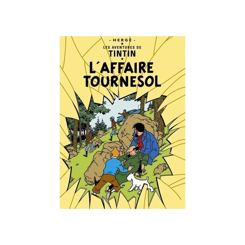 Poster Moulinsart Tintin - Couverture Album CV17 L'Affaire Tournesol