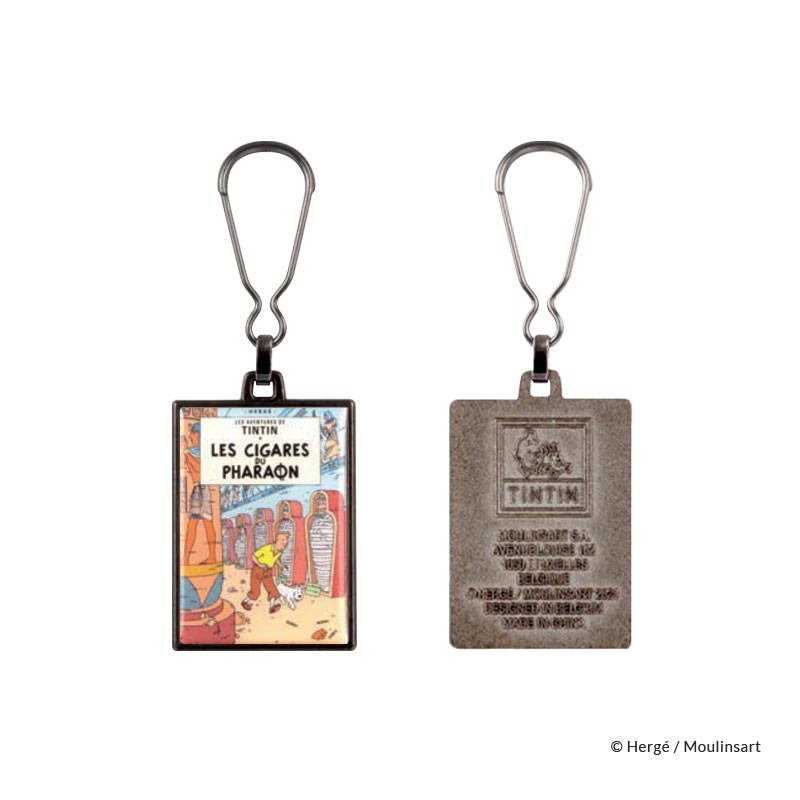 Moulinsart Tintin - Porte-clefs métal Cigares