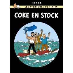 Poster Moulinsart Tintin - Couverture Album CV18 Coke en Stock