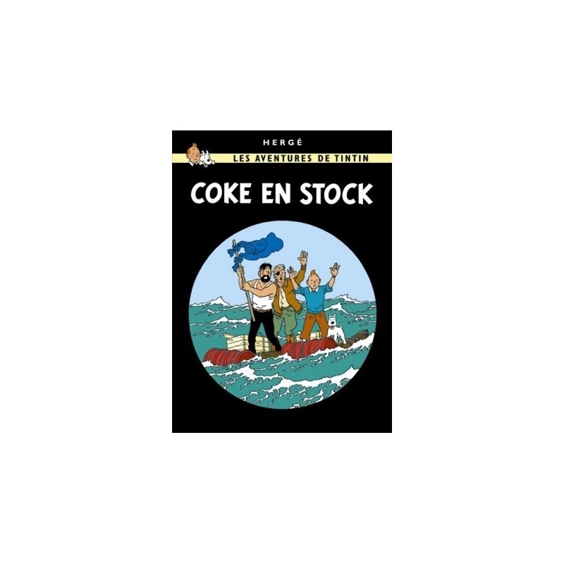 Poster Moulinsart Tintin - Couverture Album CV18 Coke en Stock