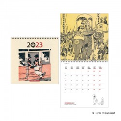 Papeterie Moulinsart Tintin - Calendrier 2023 Grand Format