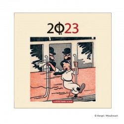 Papeterie Moulinsart Tintin - Calendrier 2023 Grand Format