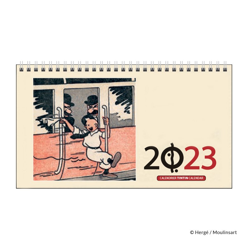 Papeterie Moulinsart Tintin - Calendrier 2023 Petit Format