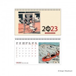 Papeterie Moulinsart Tintin - Calendrier 2023 Petit Format