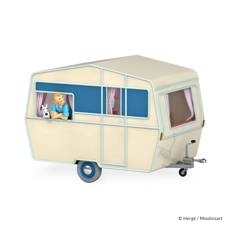 Véhicule Moulinsart Tintin - La caravane des touristes (Echelle 1/24)