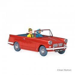 Véhicule Moulinsart Tintin -Le cabriolet des touristes (Echelle 1/24)