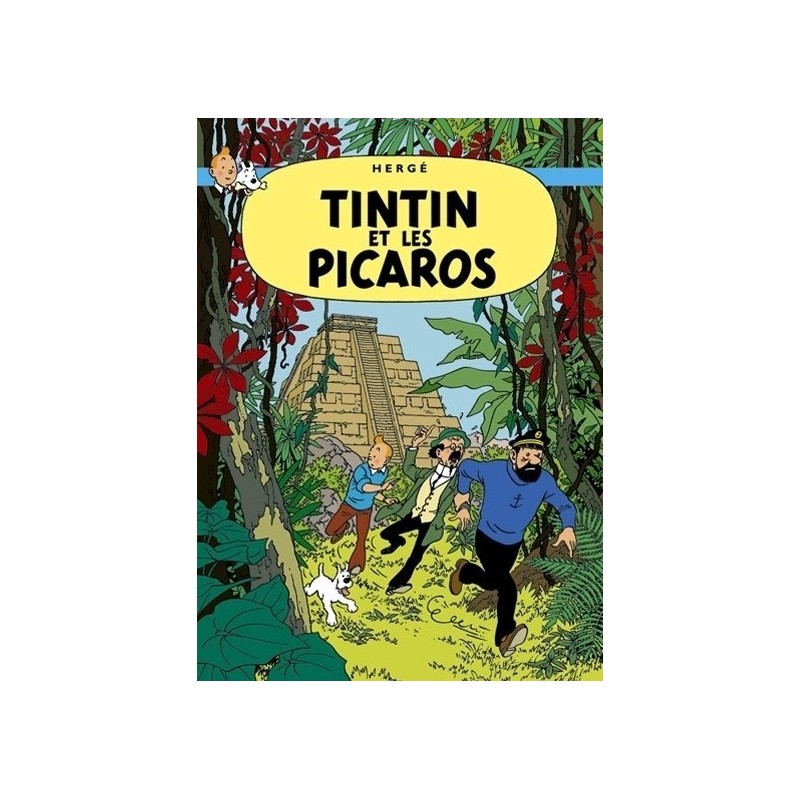 Poster Moulinsart Tintin - Couverture Album CV22 Picaros